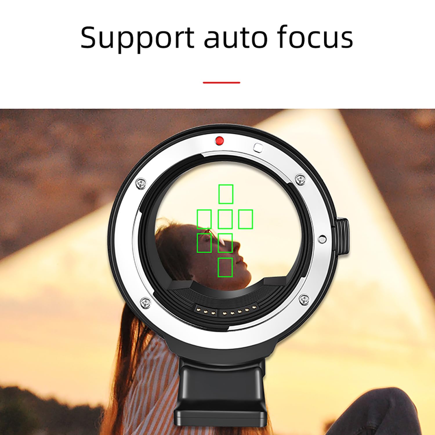 Lens Mount Adapter EF-EOS R Auto-Focus Lens Converter Control Ring for EF/EF-S Lens to Canon EOS R RP R3 R5 R50 R6 R7 R8 R10 Cameras 4