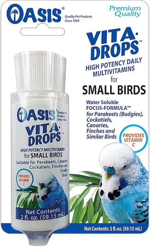 Multivitamínico Líquido para Aves Pequenas Kordon OASIS #80257, 59 mL