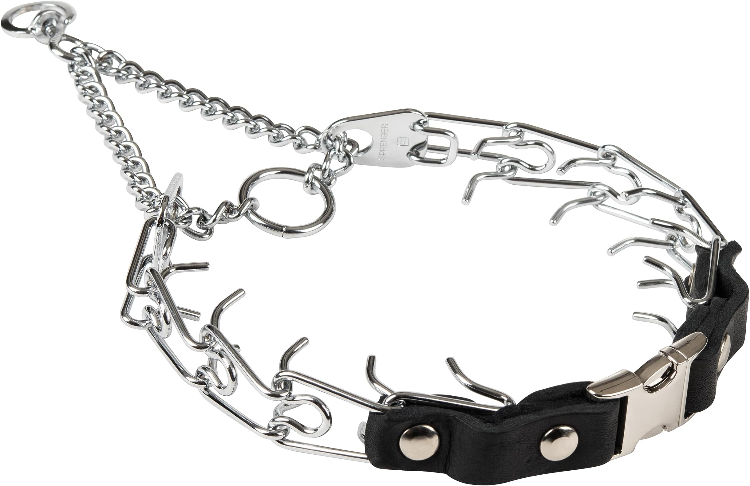 Herm Sprenger Dog Training Prong Collar with Quick Release