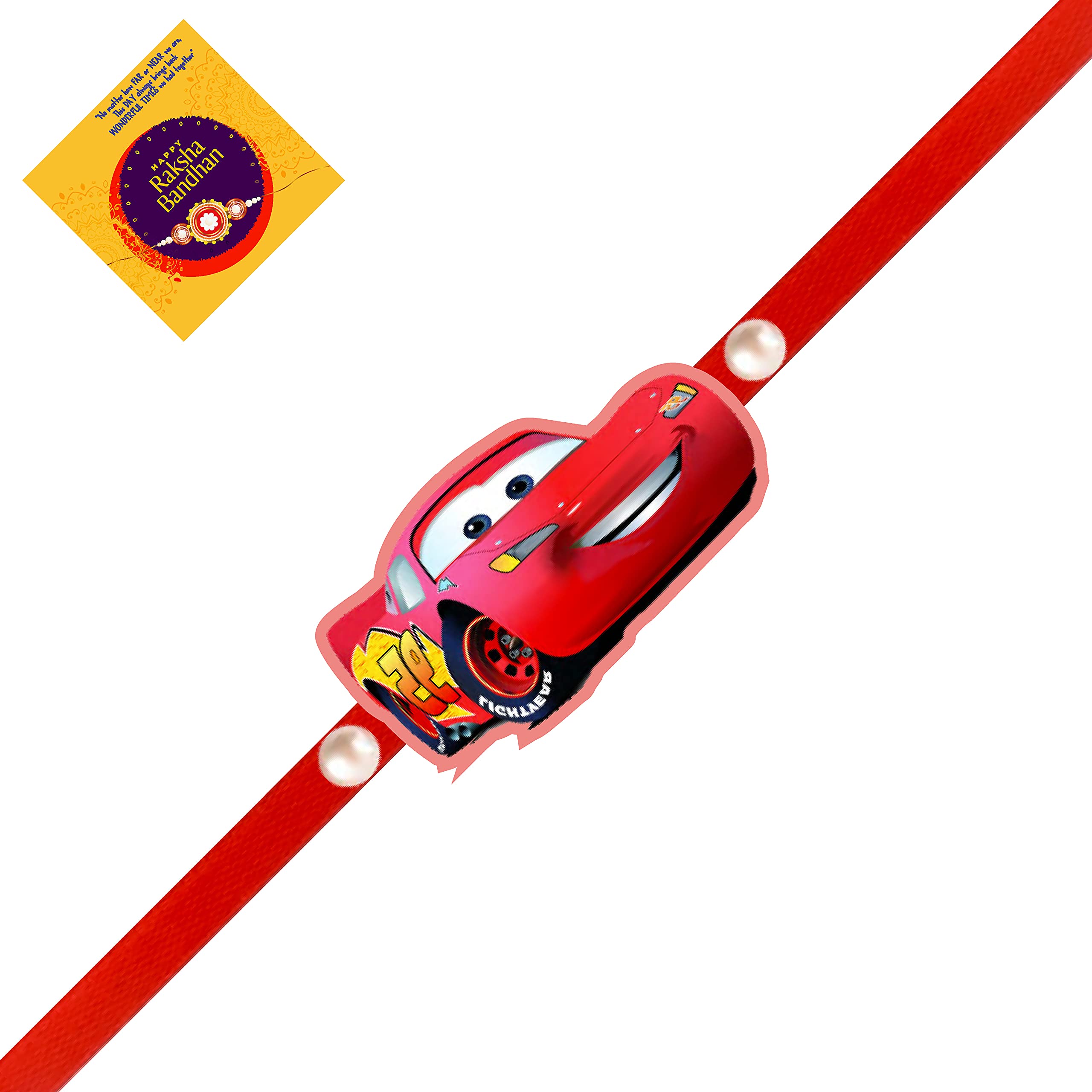 Swastikart - Red Card Rakhi - Magnet Rakhdi for Bhai - Having fun in wearing and afetr that use as Magnet to impress friends (B0B3VY5J1J) Amazon Price History, Amazon Price Tracker