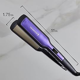 Remington 1 3/4 Flat Iron, Hair Straightener with Anti-Static Technology, 30-Second Heat Up & 60 Minute Auto Shut-Off, 30% Longer Ceramic Floating Plates, Titanium + Ceramic Coating