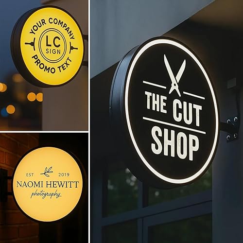 Vista 20 de Letreros de neón con logotipo personalizado, logotipo de negocios personalizable, diseño de neón impreso UV, letrero de neón LED regulable