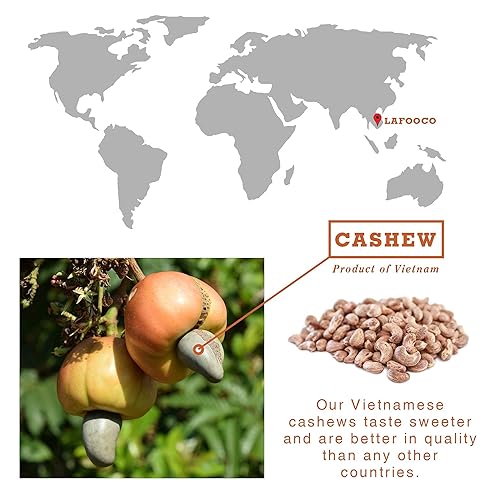 Miniatura 9 de LAFOOCO - Anacardos orgánicos secos salados anacardos asados salados aperitivos veganos ideales para regalar amigos universidades en celebraciones