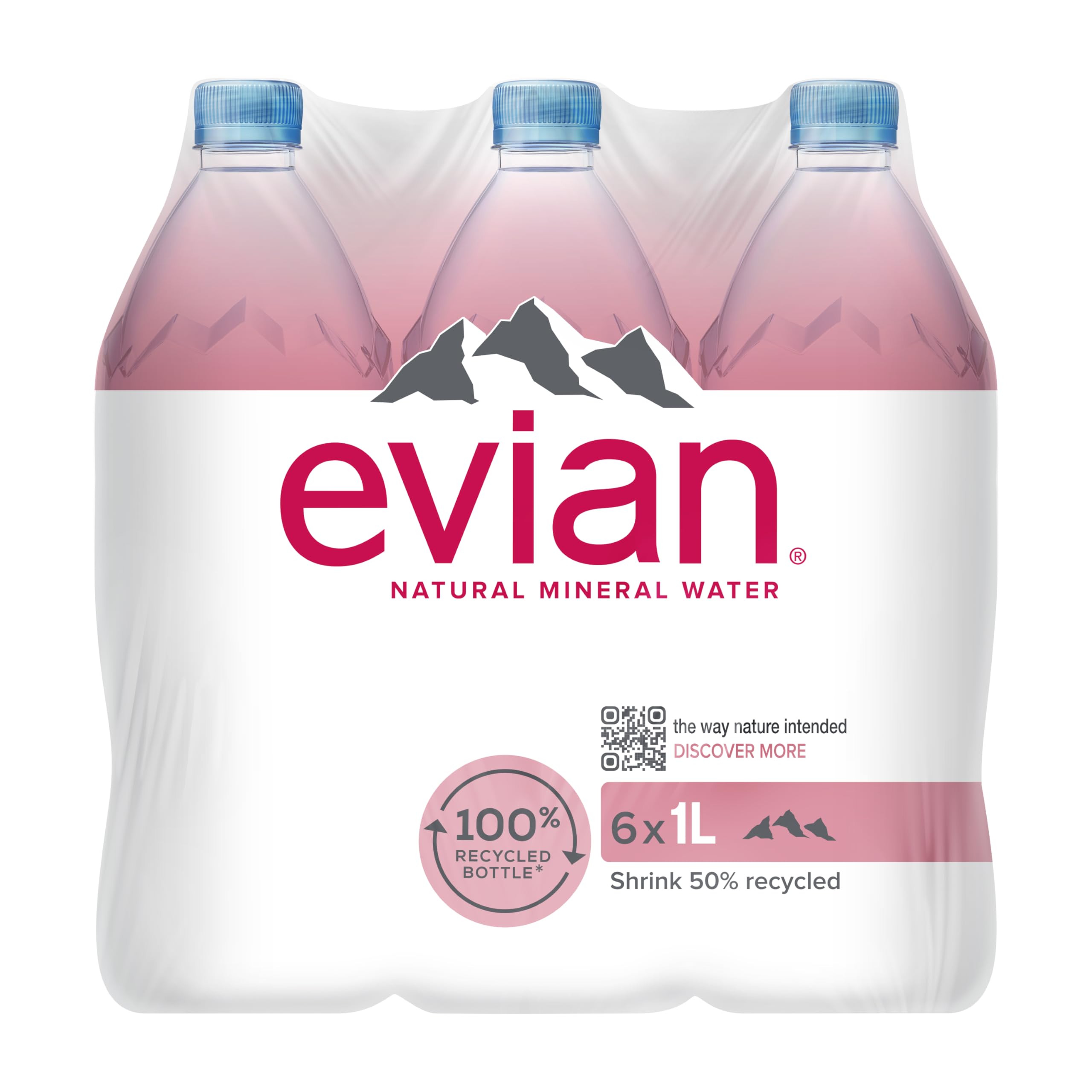 Evian Water 1 Litre Pk6 9092