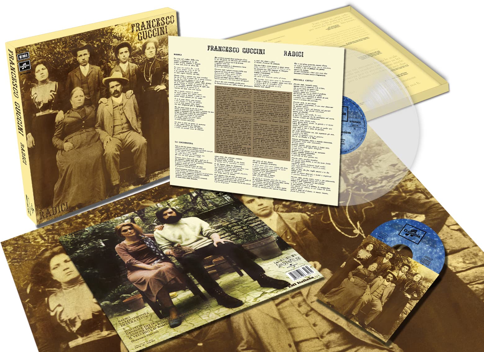 Radici 50 (Box edizione limitata, numerato con trasparente e Poster)