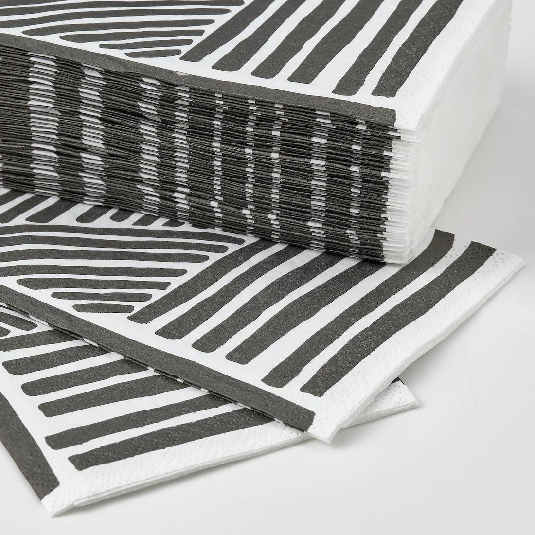 Graidient span ikeaa NÄBBFISK Paper napkin, patterned white/black, 38x38 cm (15x15 ") (B0CZJMPV6T) Amazon Price History, Amazon Price Tracker
