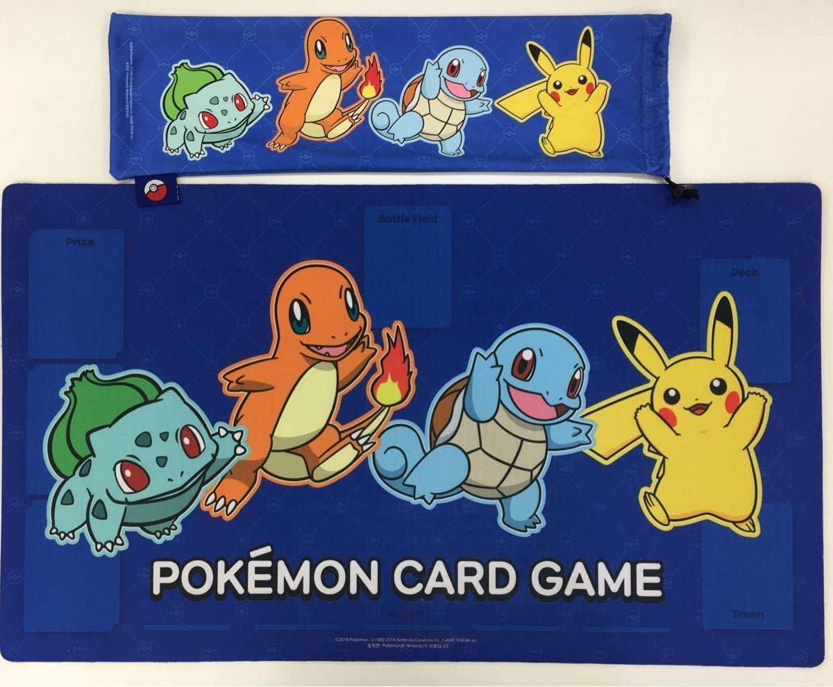 ポケモンプレイマット ピカチュウ 初代御三家 フシギダネ ヒトカゲ ゼニガメ おもちゃ おもちゃ Amazon