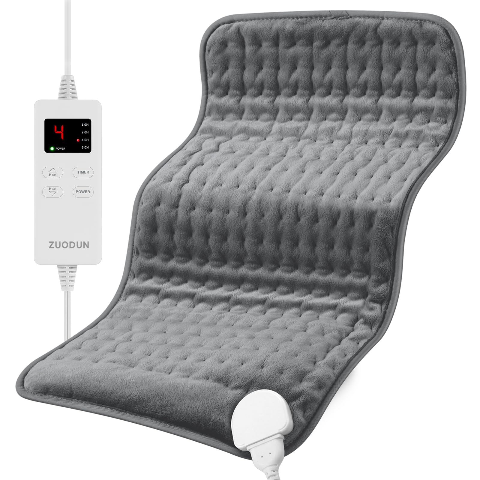 Heating Pad for Back Pain, Heating Pads for Cramps with 6 Heat Settings, Heat Pad for Arms and Knee, Menstrual Cramp Relief, Timer Auto Shut Off