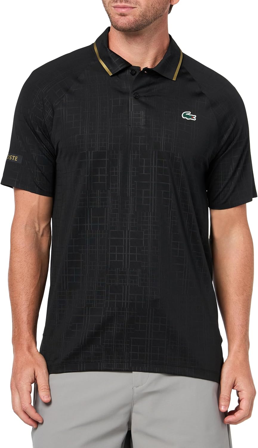 Lacoste Mens Tennis X Novak Djokovic on Court Polo