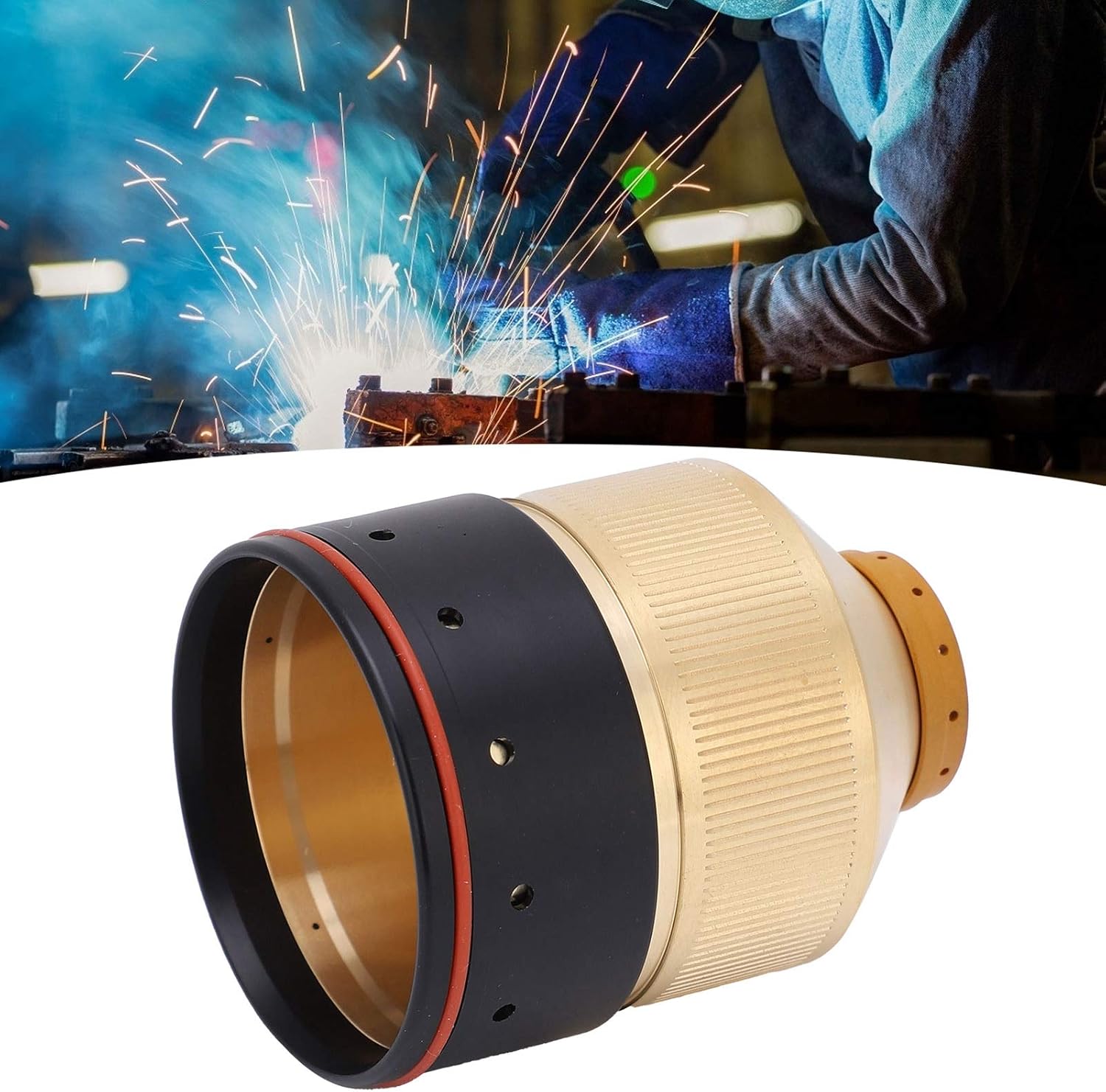 Copper Fixed Cover, 220756 80-130A Plasma Cutting Accessory, High Safety Control, Great Workmanship