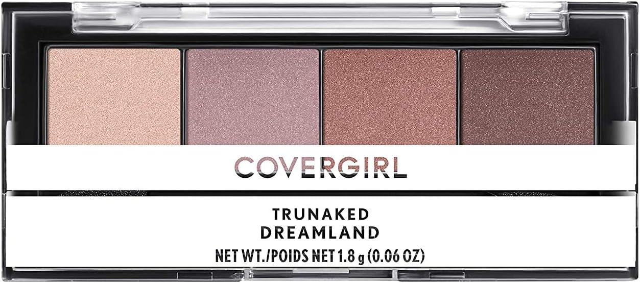 Trunaked Quad Eyeshadow Palette, Dreamland, Dreamland, 0.06 Ounce (99350046919)