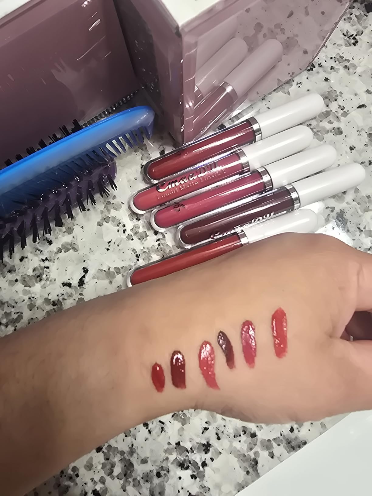 10Pcs Matte Lip Gloss Set