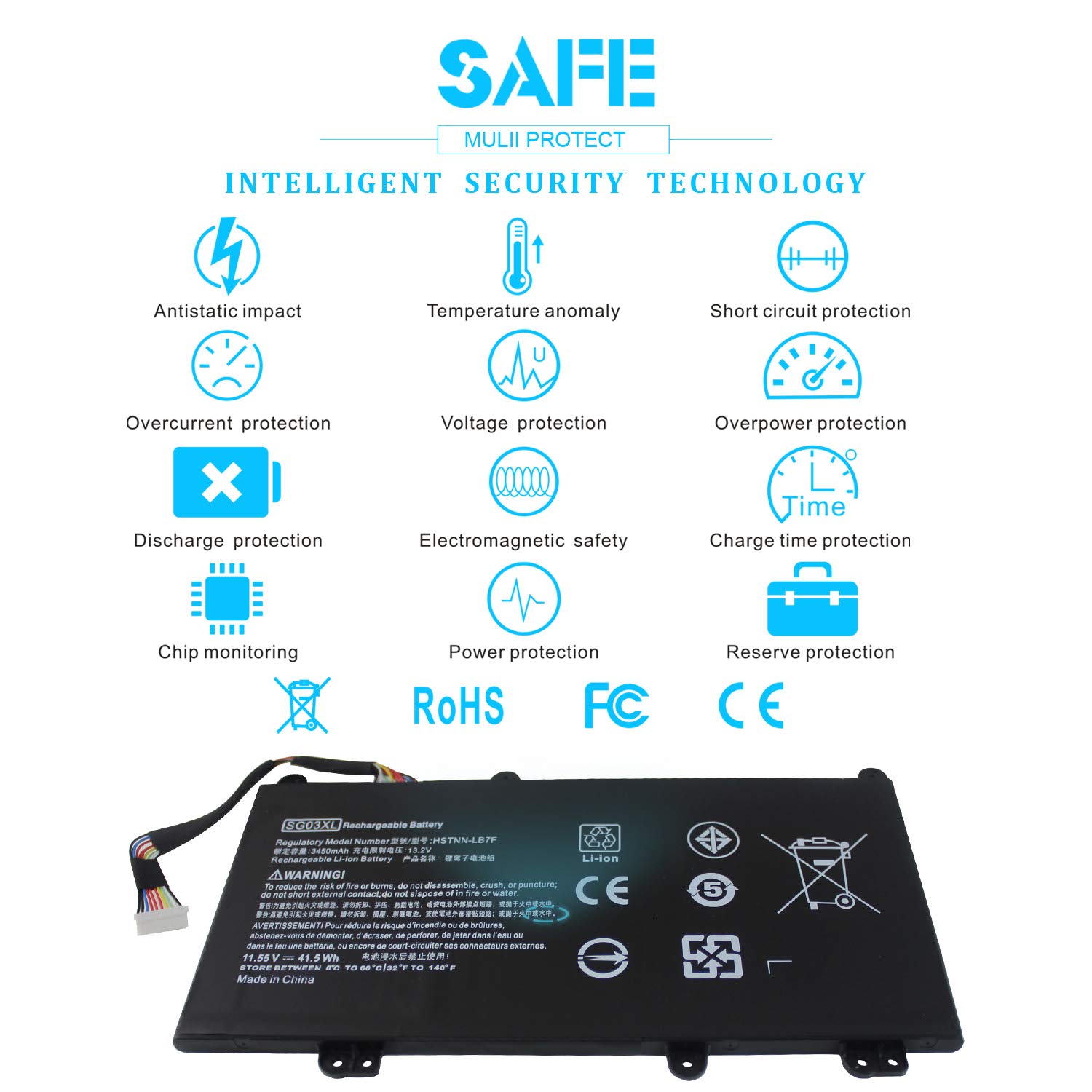Amazon.com: SG03XL 849048-421 Battery for HP Envy M7-U109DX M7