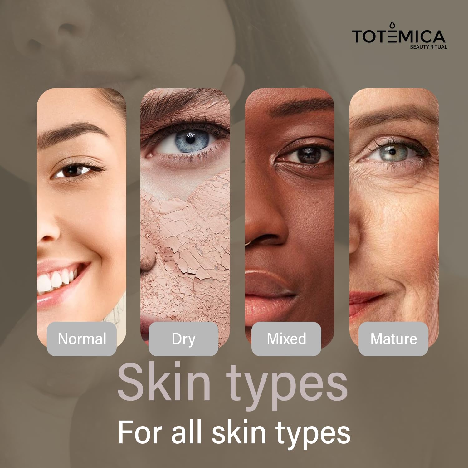 TOTEMICA Skin Care Set, 4-Step Ritual Skin Care Kit - Cleanser, Toner, Serum & Moisturizer for Dry Skin – Vegan, Cruelty-Free, Natural Ingredients for All Skin Types - Skincare with Anti-Aging - Image 7