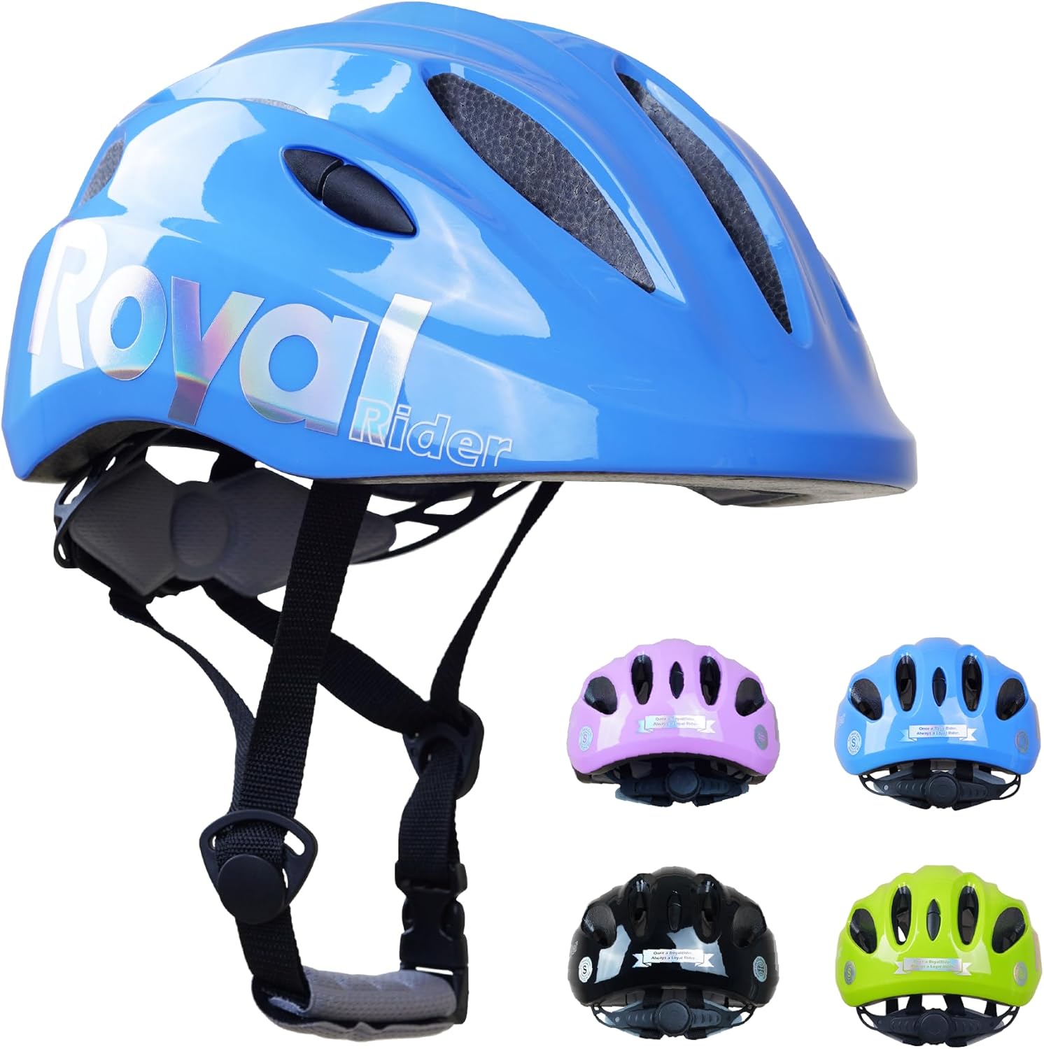RoyalBaby Kids Helmet 0.47 lb Ultra-Lightweight & Adjustable for Ages 5-13 Years, Ideal for Cycling, Scooter, Balance Bike & More Sports, 4 Vibrant Colors Available