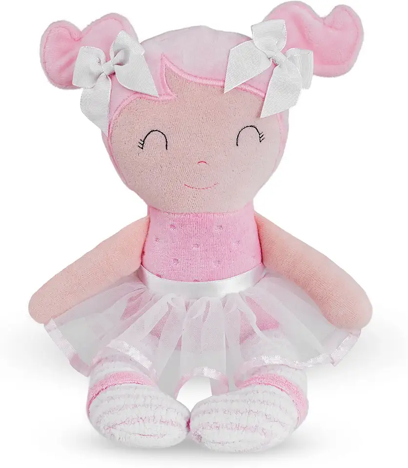 Boneca Bia Cabelo Rosa 34Cm