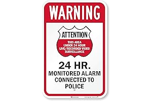 SmartSign - 24hr Monitored Alarm Sign by Police