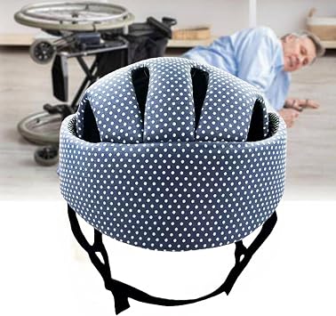 Protective Helmet for Elderly Thick Protection Helmet Elderly Fall Prevention Devices Adjustable Soft Helmet for Adults Epilepsy Seizures Prevent Head Injuries,for Elderly Youth Adults,