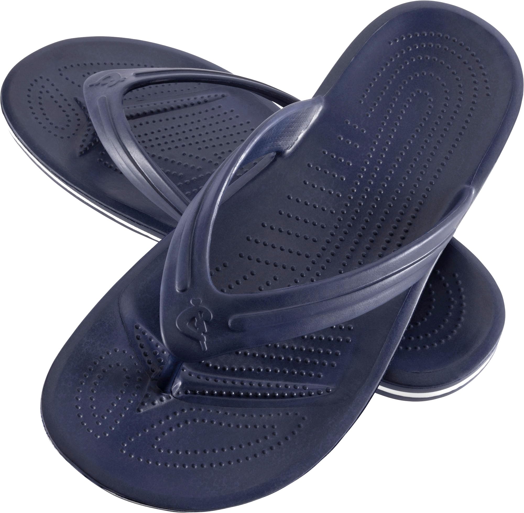 Cressi Bubble Flip Flop Blue Navy 45/46 - Adult EVA Rubber Flip Flops, Dry, Comfortable, Durable and Lightweight, Long-Lasting Non-Slip Sole, for the Beach and Pool, Blue Navy, 45/46