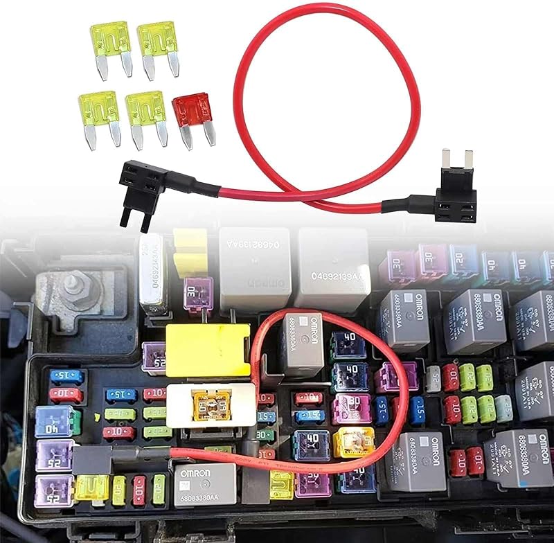 Kit de cabo bypass do relé da bomba de combustível TIPM SecosAutoparts CBWPR091AA para Dodge, Chrysler, Jeep e VW – 1 unidade