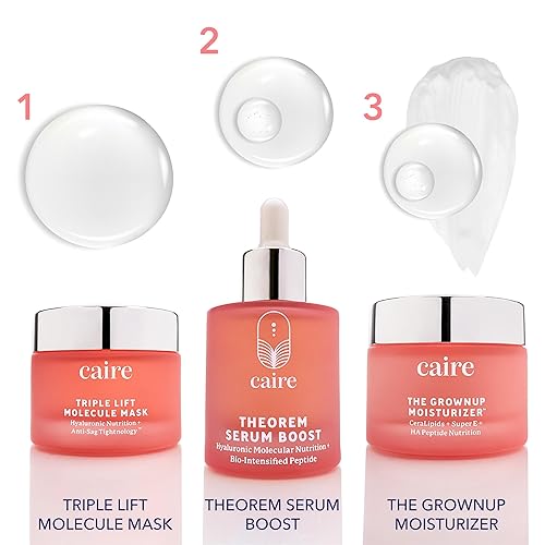 Miniatura 3 de Caire Suero de péptido de colágeno de ácido hialurónico biodisponible 'Own Your Age' para cara, ojos + cuello  0.5 fl oz