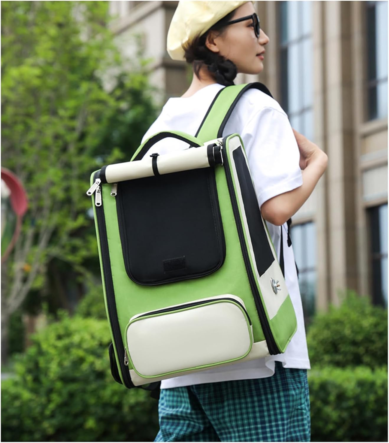 Comfortable Bird Transport Backpack for Outdoor Adventures Including Removable Tray and Feeding Cup Fashionable Bird Carrier