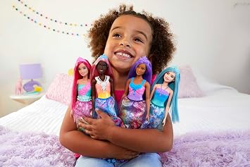 Barbie Dreamtopia Royal Doll with Dark-Pink Hair & Sparkly Bodice Wearing Removable Skirt, Shoes & Headband, HGR15