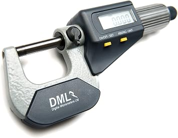 DML 0-25mm IP54 Digital Micrometer External Electronic Gauge