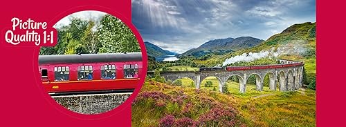 Miniatura 3 de Glenfinnan Viaduct - Rompecabezas de 1000 piezas, impresión HD de alta calidad con colores vivos para adultos y adolescentes, rompecabezas