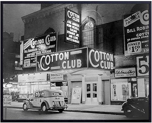 Foto histórica afroamericana, decoración artística de pared de historia negra, decoración del hogar, imagen icónica de Harlem, regalo único para