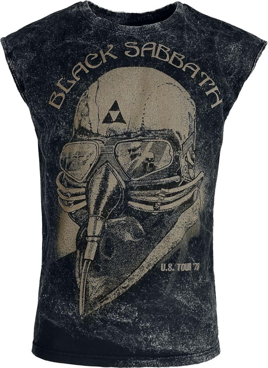 Black Sabbath US Tour 78 Homme Débardeur Multicolore 100% Coton Regular/Coupe Standard