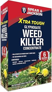 3x80ml Path & Patio Weed Killer, Fast Acting Weedkiller Concentrate for Pavement, Patio and Driveway