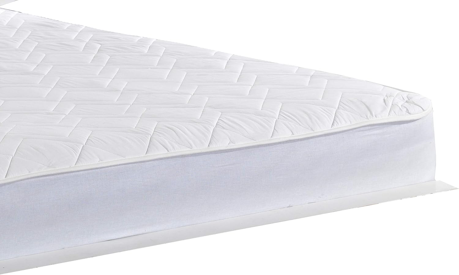 Lancashire Textiles Superking Keep Cool Cotton Air Relax Mattress Protector with 38cm Deep Skirt