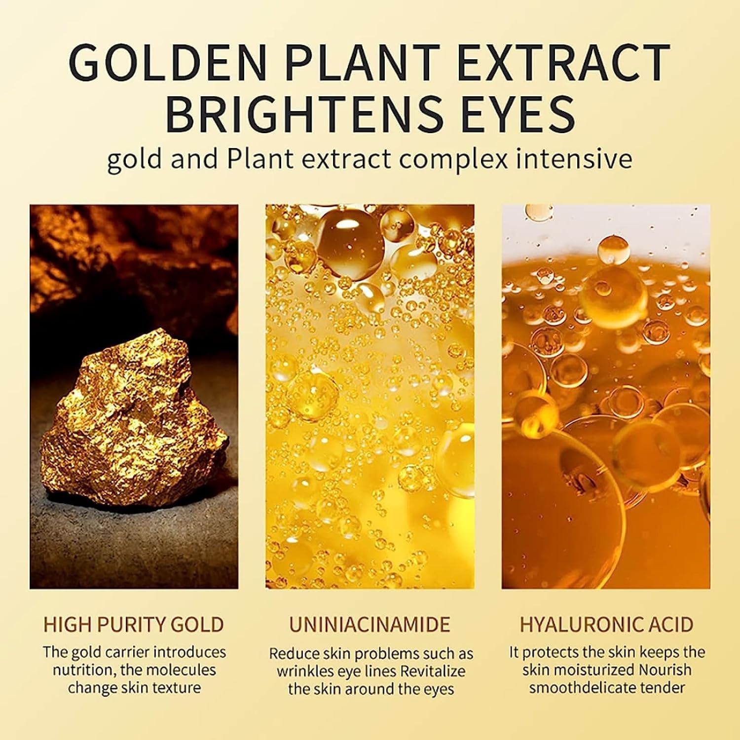 MapD 24k Gold Under Eye Patches (60 PCS) eye mask, Collagen Skin Care Products, Eye Patches for Puffy Eyes masks for dark circles, Wrinkles and puffiness, Revitalises and Refreshes Your Skin 1
