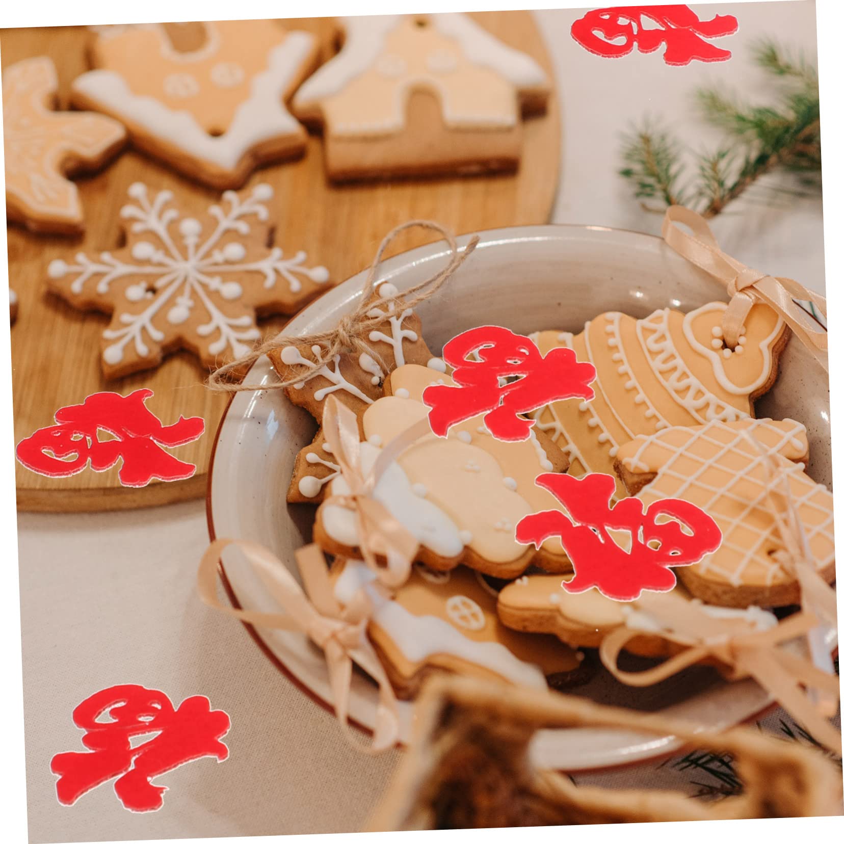 IMIKEYA 500 Stk Dekoration des neuen Jahres chinesische Streuung chinesische Dekorationen chinese new year chinesisch Hochzeitsdekorationen Popcorn-Dekorationen Party-