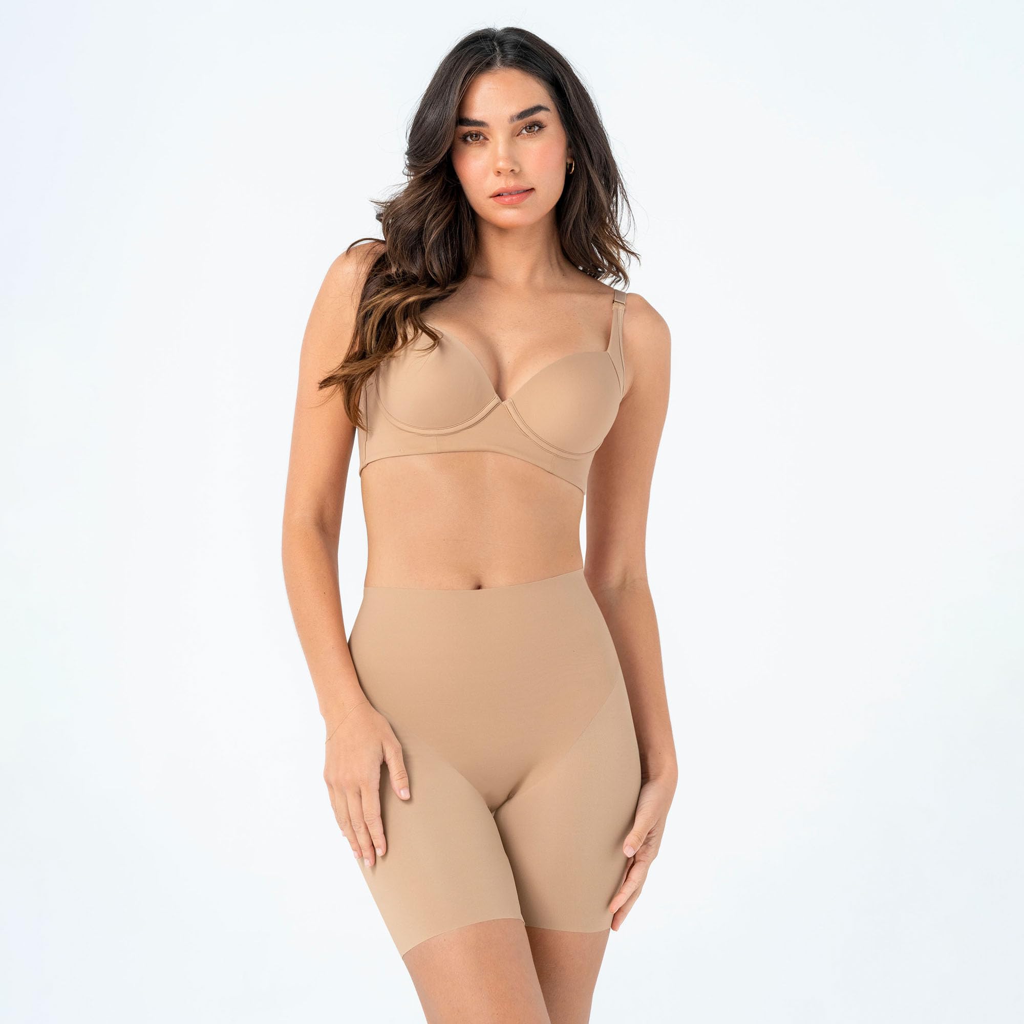 Leonisa Braga Faja Antirozaduras Muslos - Fajas Reductoras Mujer Abdomen Invisible