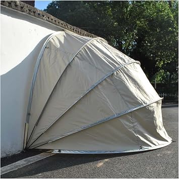 Bike Covers Outdoor Storage Waterproof 2 Bikes Outside Storage Transparent bicycle shelter Suspended design Wall-mounted installationD