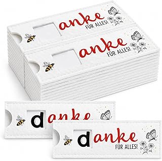 15 Stück Filzhüllen Danke für Alles, Abschiedsgeschenk Kollegen Schokoladen Hüllen ohne Schokolade, Dankeschön Geschenke Klein, Danke Geschenk für Team Lehrer Erzieherin Kollegin
