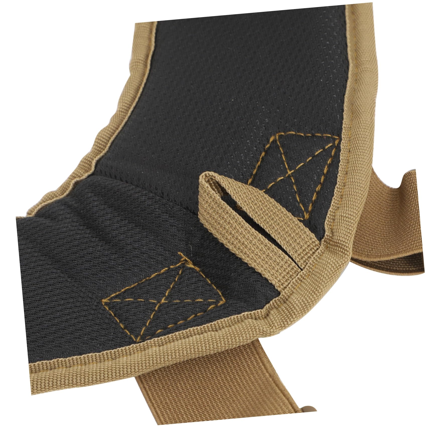 Tofficu Bretelles de Ceinture à Outils Rembourrées en Nylon Kaki, Harnais de Travail Réglable pour Électricien et Charpentier, Chantier