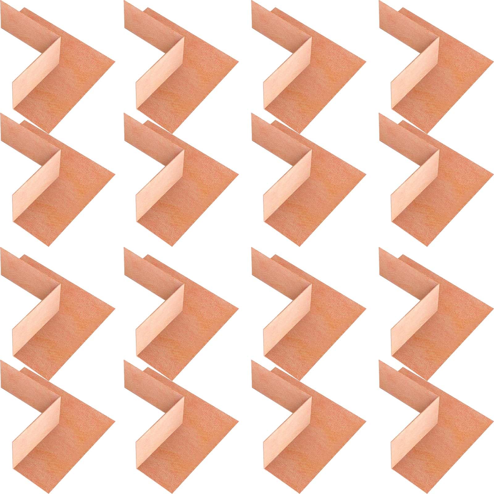 Muschbath 16 Pack Outside Waterproof Membrane, Waterproofing Membrane Seamlessly Fits the Corner, for Bathroom Shower Steam Room Toilet Kitchen