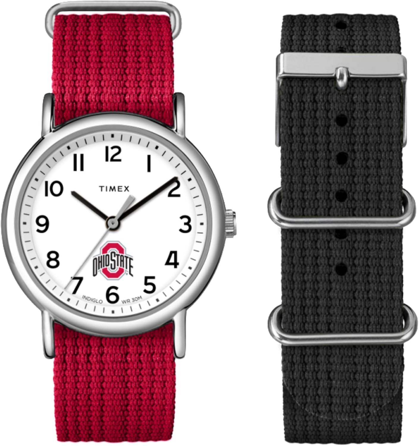 Timex Unisex Weekender Box Set 38mm Watch - Ohio State Buckeyes