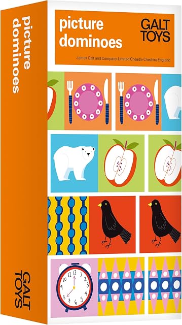 Galt Toys, Picture Dominoes, Classic Picture Dominoes Game for Children, Ages 4 Years Plus