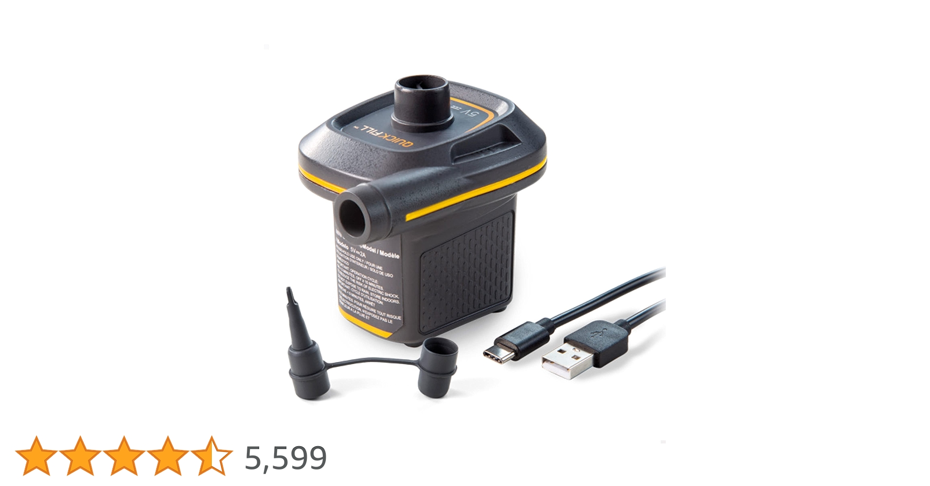 Amazon.co.jp: INTEX(インテックス) ポンプ ミニ USB エアー