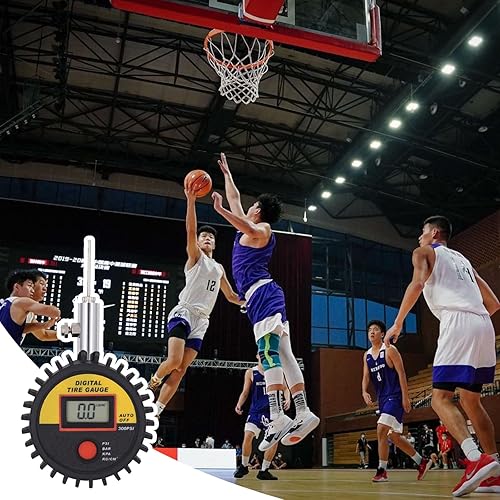 Miniatura 6 de Haploon Medidor de presión de bola digital, bola de manómetro Haploon Pump para baloncesto, fútbol, fútbol, voleibol y otros inflables