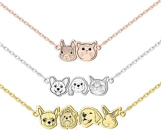 Custom Pet Memorial Necklace With Photo or Name