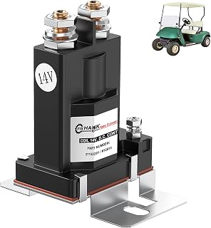 14v 4 Terminal Solenoid, EZGO TXT Solenoid,Suitable for EZGO TXT Gas 1994-Up Golf Cart .Replace OEM#27153G01 612813