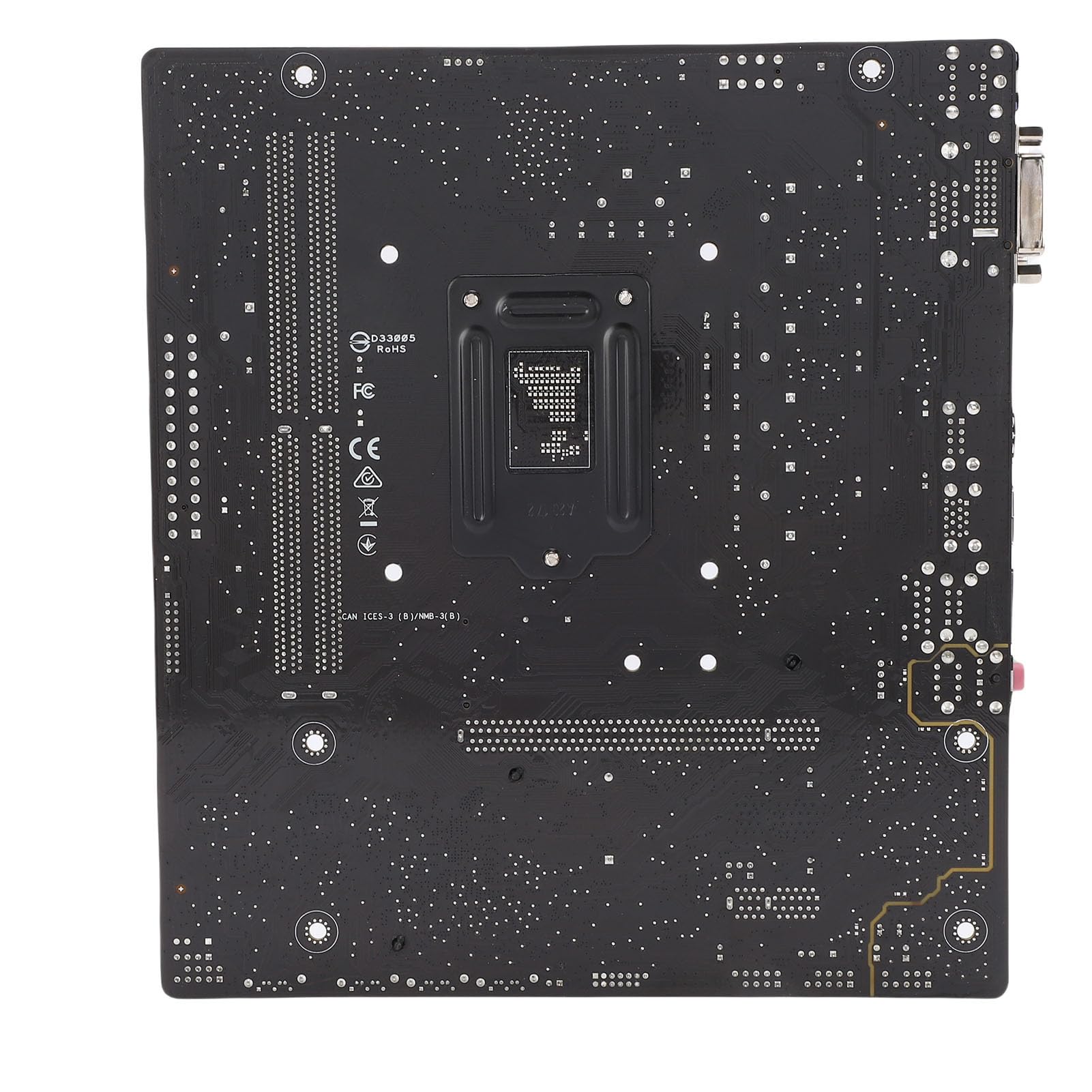 Elprico Placa Base Micro ATX, LGA 1200, DDR4 de Doble Canal 2933 2666 2400 2133 MHz, Compatible con Procesadores Celeron de 10.ª Generación, 4xSerial ATA III, 4xUSB3.2 Gen 1,