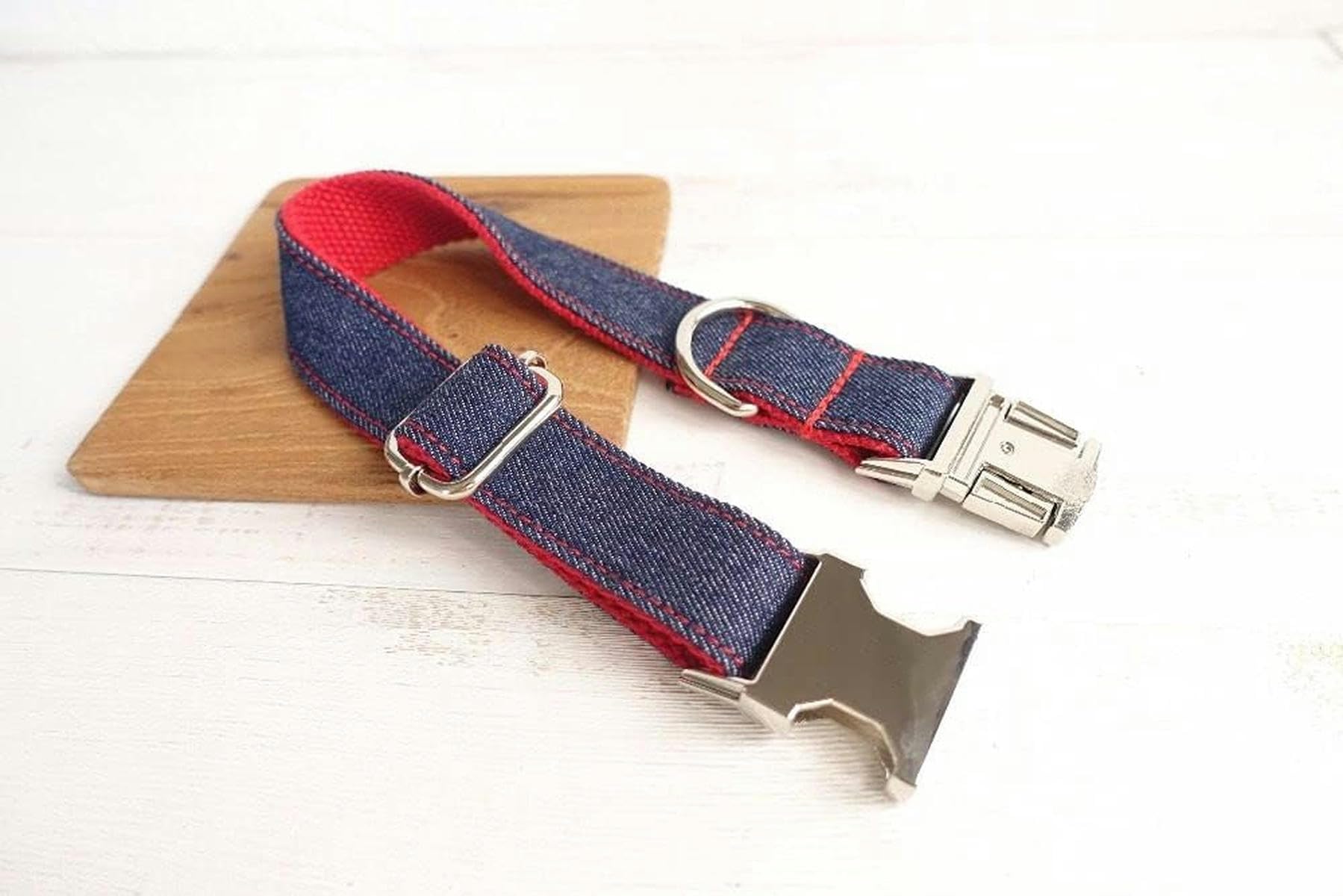 Halsband rot Hundehalsband und Leine 5 Größen,Hundehalsband Fliege,M-Hundehalsband Leine Set-XL