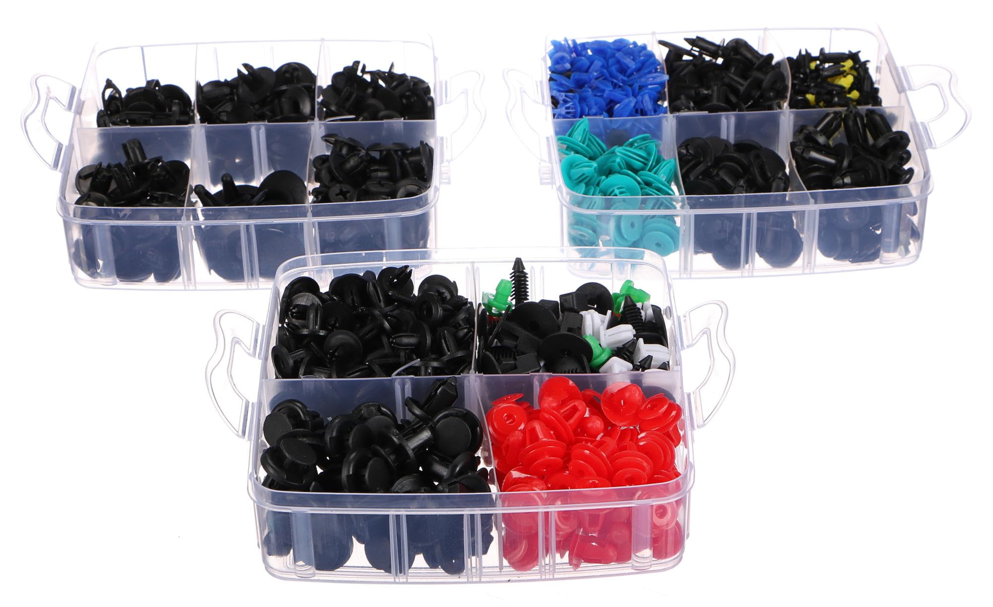 MECHANIC TRIM CLIP SET 700 | Zestaw spinek, klipsów i kołków do tapicerki samochodowej | 700 elementów w pudełku