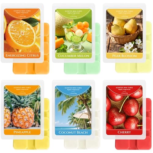 SCENTORINI Wax Melts, Scented Wax Cubes for Wax Warmers, Summer